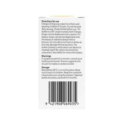 Biogaia Protectis Baby Probiotic Drops Vit D - 5mL