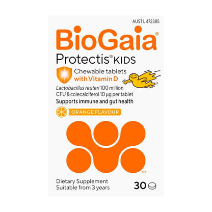 Biogaia Protectis Kids Chewables Orange Vit D - 30 Pack
