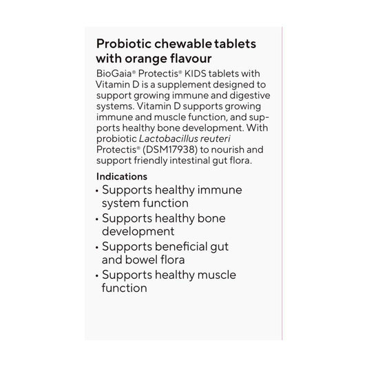 Biogaia Protectis Kids Chewables Orange Vit D - 30 Pack