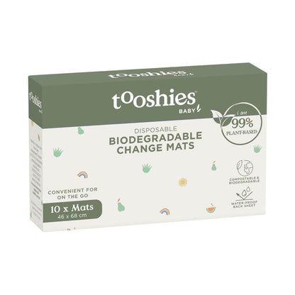 Tooshies Disposable Change Mats - 10 Pack