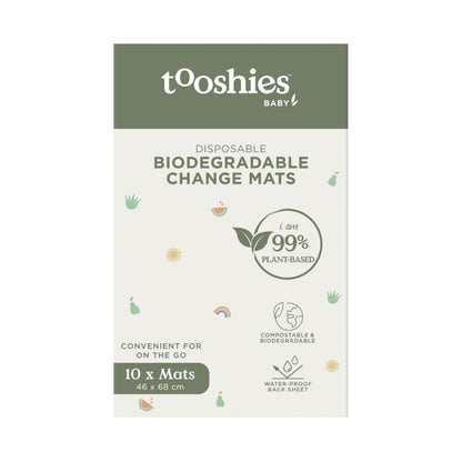 Tooshies Disposable Change Mats - 10 Pack
