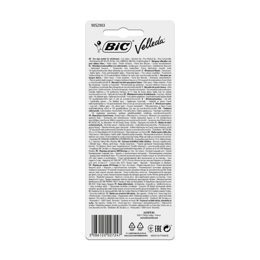 BIC Thin Whiteboard Marker - 4 Pack