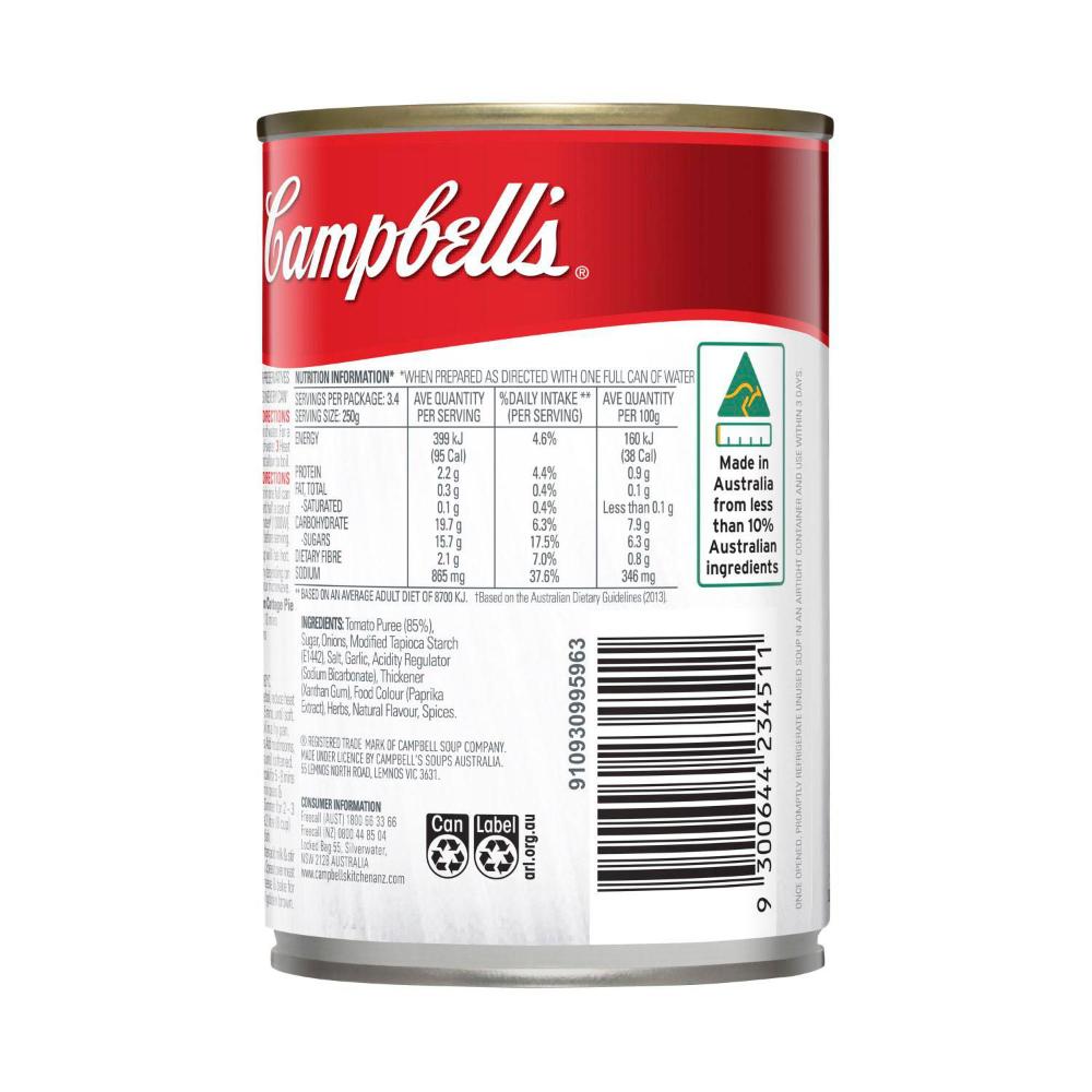 Campbell's Condensed Soup Can Tomato - 420g