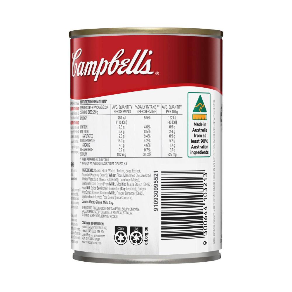 Campbell's Condensed Soup Can Cream Of Chicken - 420g
