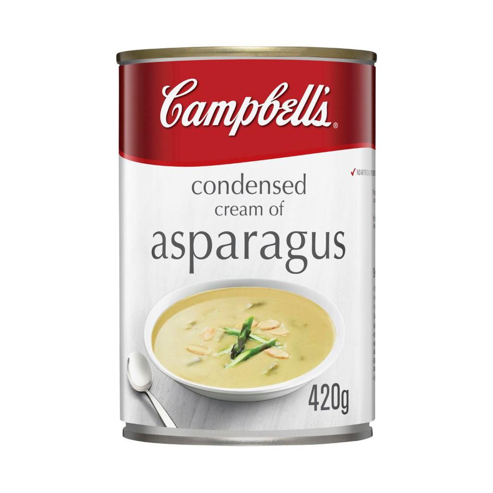 Campbell's Condensed Soup Can Cream Of Asparagus - 420g