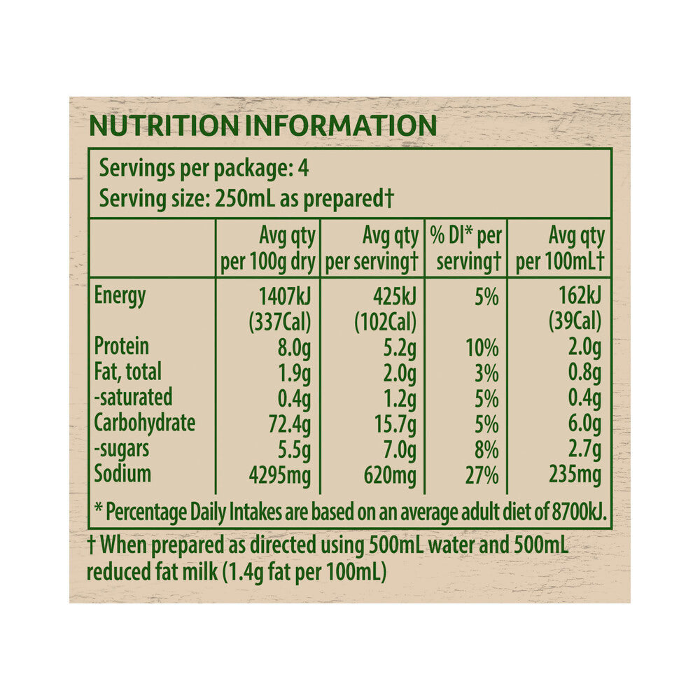 Continental Cream Of Chicken Soup Serves 4 - 45g