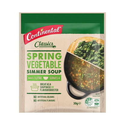 Continental Spring Vegetable Soup Serves 4 - 30g