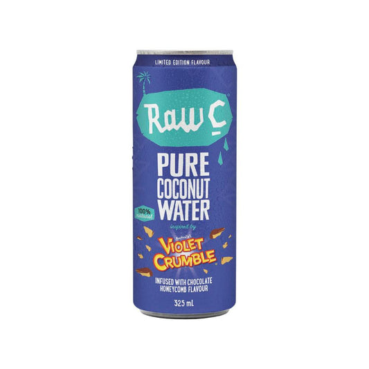 Raw C Coconut Water Infused With Violet Crumble - 325mL