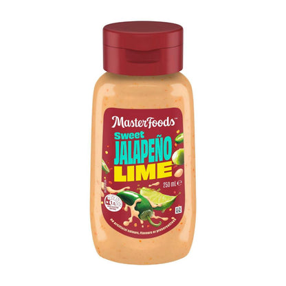 Masterfoods No Rules Sweet Jalapeno & Lime Sauce - 250mL