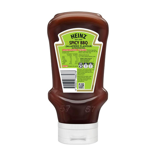 Heinz Spicy BBQ Sauce Jalapeno Flavour Medium Sauce - 500mL