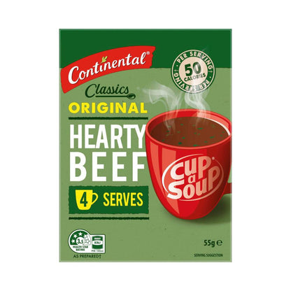 Continental Cup A Soup Hearty Beef Soup Serves 4 - 55g