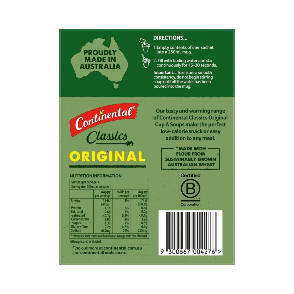 Continental Cup A Soup Chicken Noodle Soup Serves 4 - 40g
