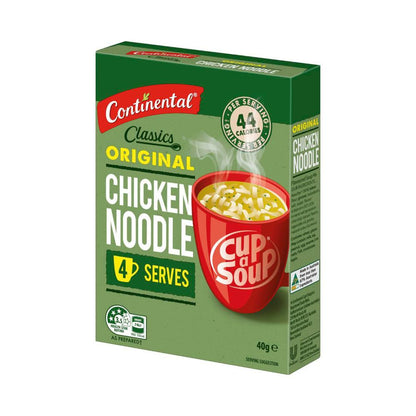 Continental Cup A Soup Chicken Noodle Soup Serves 4 - 40g