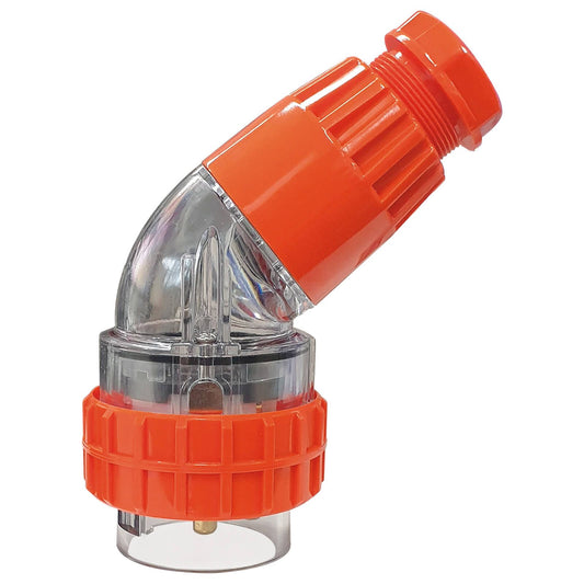 Deta Single Phase 3 Pin Round Plug - 32A - 140 x 80 x 170mm