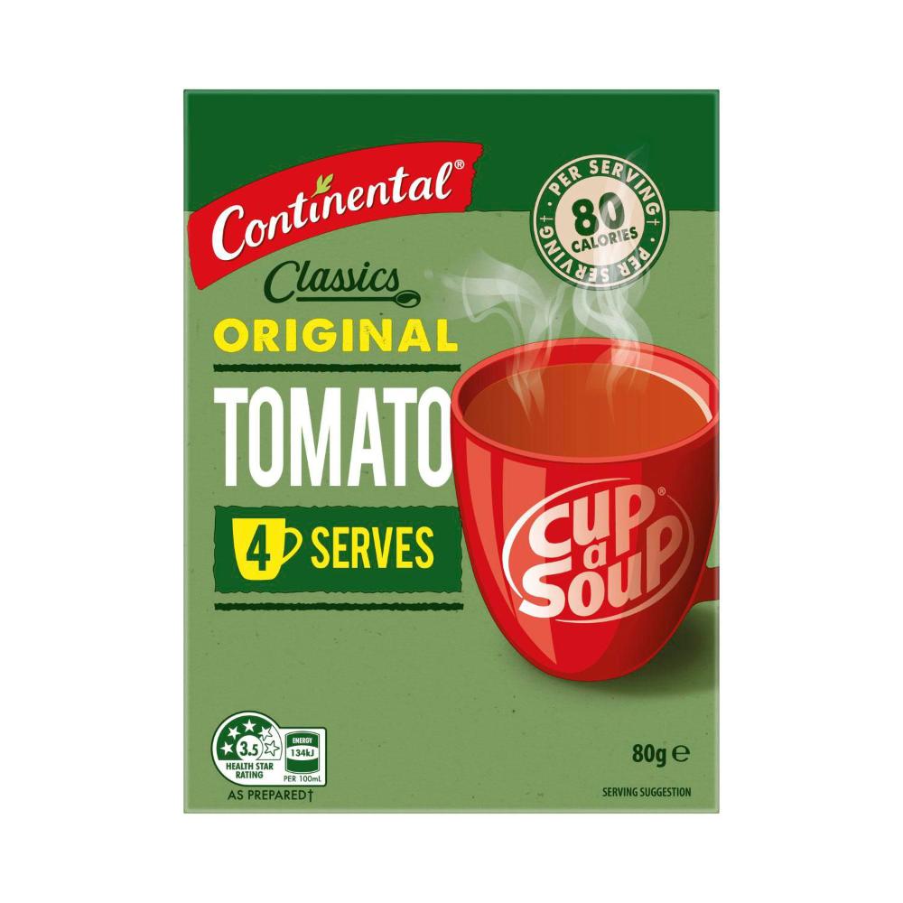 Continental Cup A Soup Tomato Soup Serves 4 - 80g