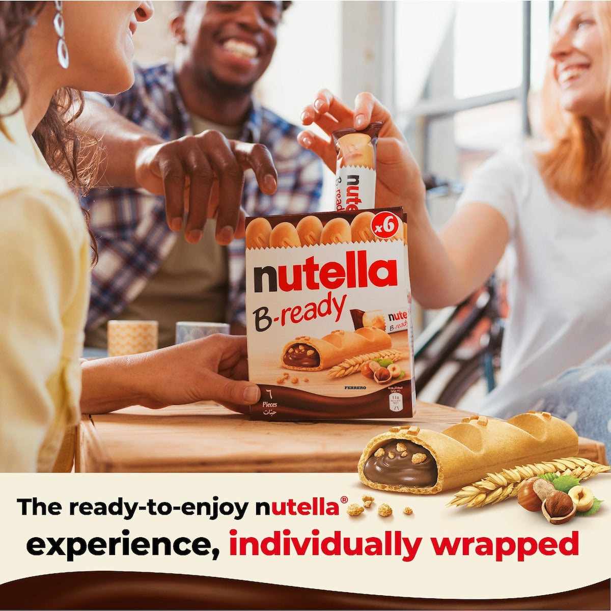 Nutella B Ready Biscuit 6 Pack