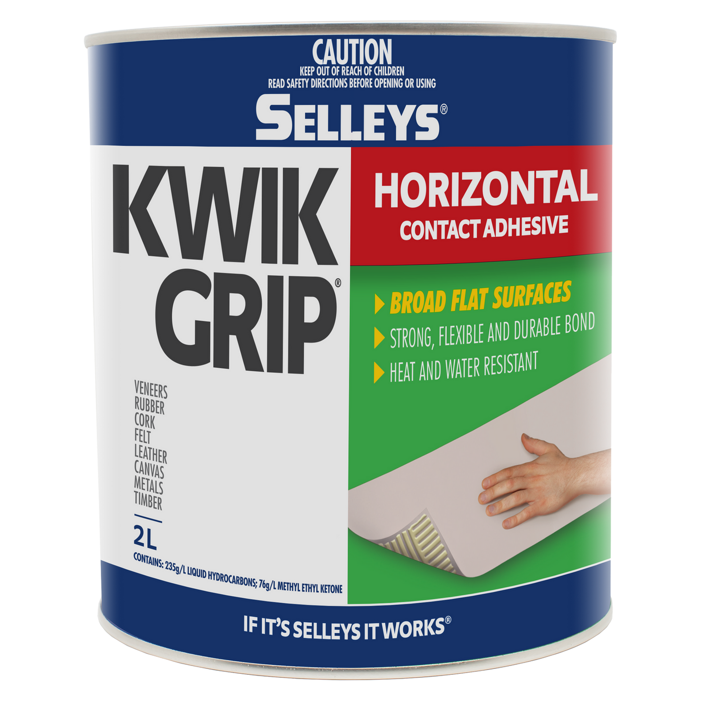 Selleys Kwik Grip Horizontal Contact Adhesive - 2L