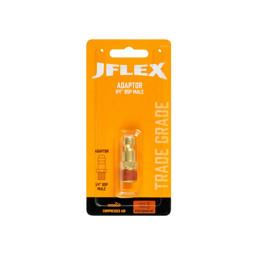 Jflex Bsp Male Adaptor - 1/4" - Ryco Equivalent - 15 x 45mm