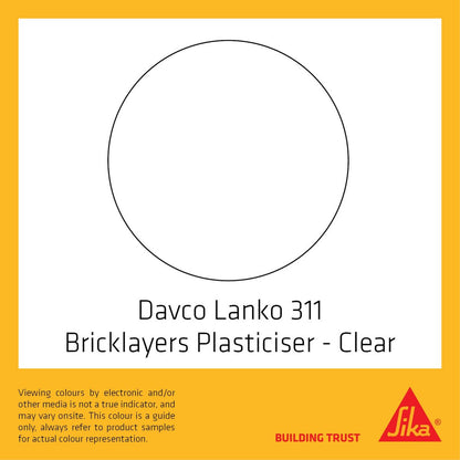 Davco Lanko 311 Bricklayers Plasticiser - 5L