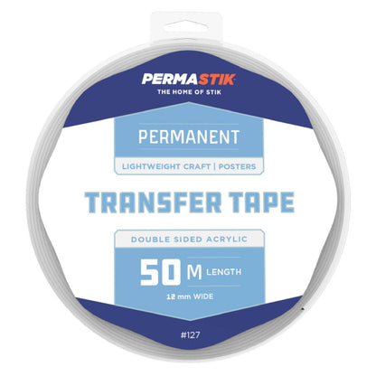 Permastik Double Sided Craft Tape - 50m x 12mm
