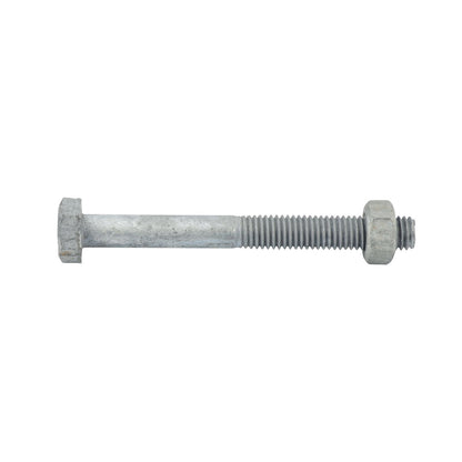 Zenith Hot Dip Galvanised Hex Head Bolts & Nuts - M8 x 75mm - 25 Pack
