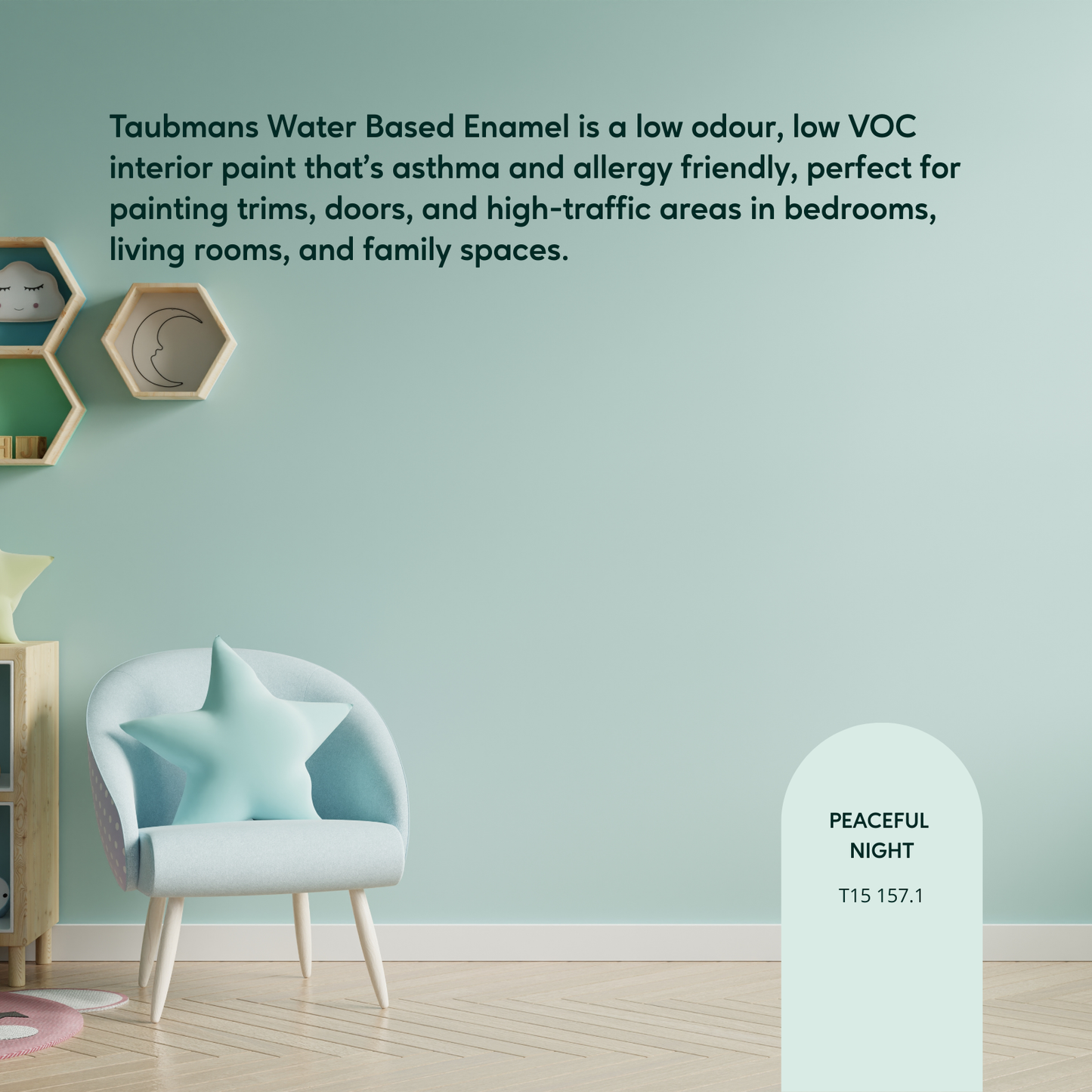 Taubmans Neutral Semi Gloss Water Based Enamel Paint - 1L