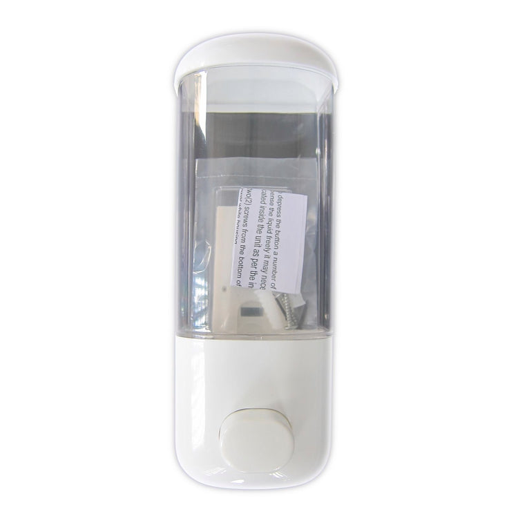 Handi Homes White Clear Single Compartment Liquid Dispenser