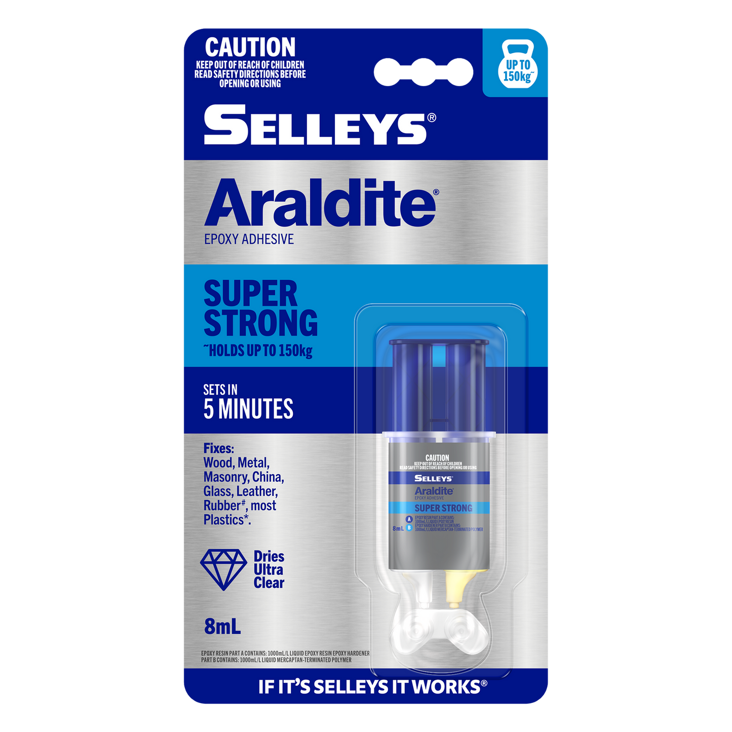 Selleys Araldite Super Strong Epoxy Adhesive - 8ml