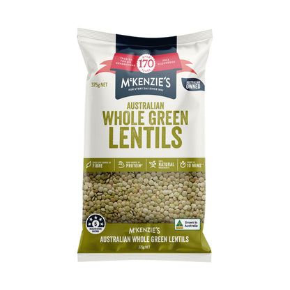 McKenzie's Whole Green Lentils - 375g
