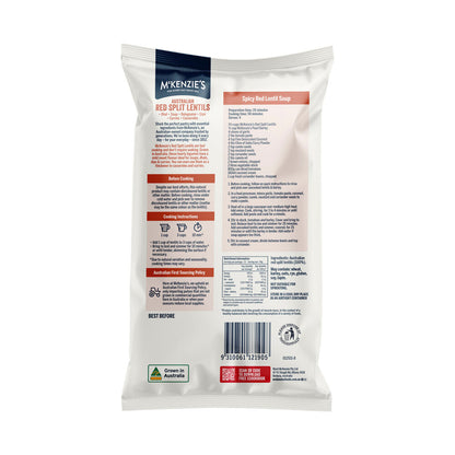 McKenzie's Split Red Lentils - 375g