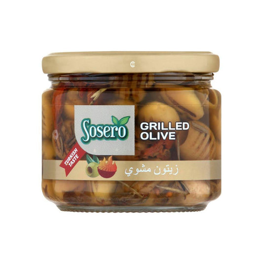 Sosero Grilled Green Olives - 290g