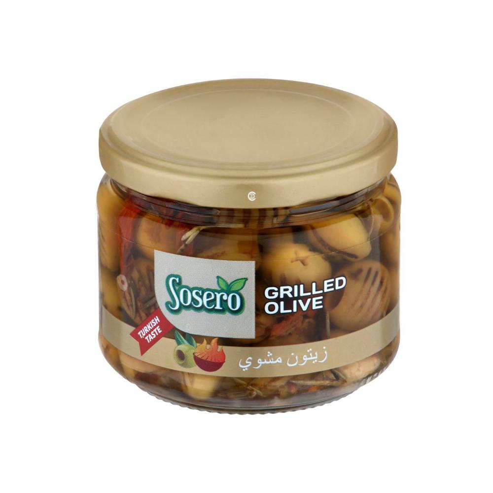 Sosero Grilled Green Olives - 290g