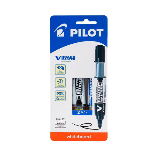 Pilot V Board Whiteboard Marker - 2 Pack