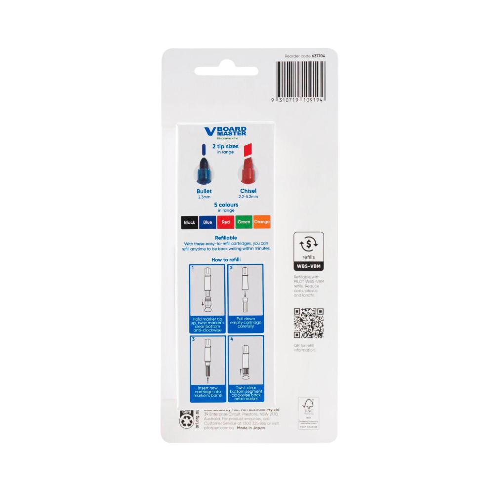 Pilot V Board Whiteboard Marker - 2 Pack