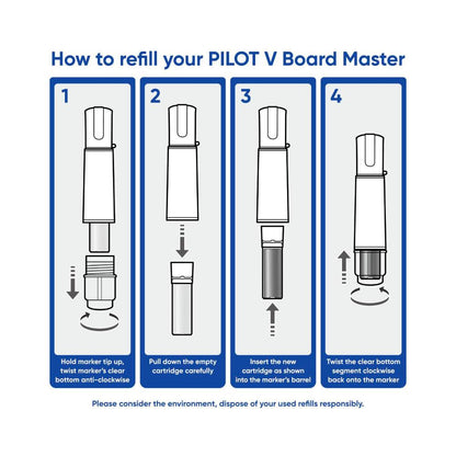 Pilot V Board Whiteboard Marker - 2 Pack