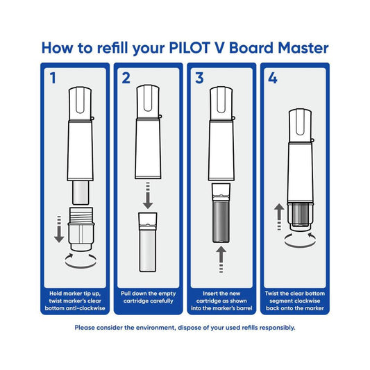 Pilot V Board Whiteboard Marker - 2 Pack