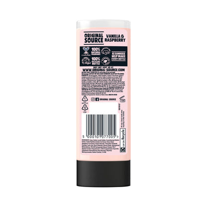 Original Source Shower Gel Vanilla & Raspberry - 250mL