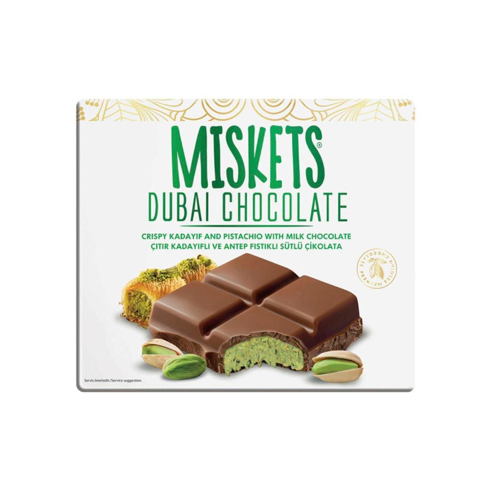 Miskets Dubai Milk Chocolate - 100g