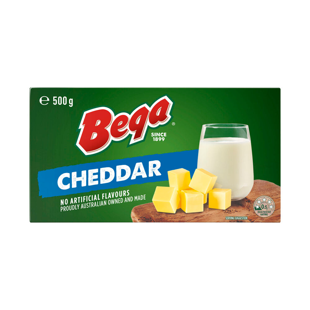 Bega Cheddar Cheese Block - 500g