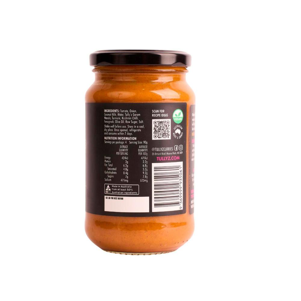 Tully'z Kitchen All Natural Butter Chicken Curry Sauce - 375g