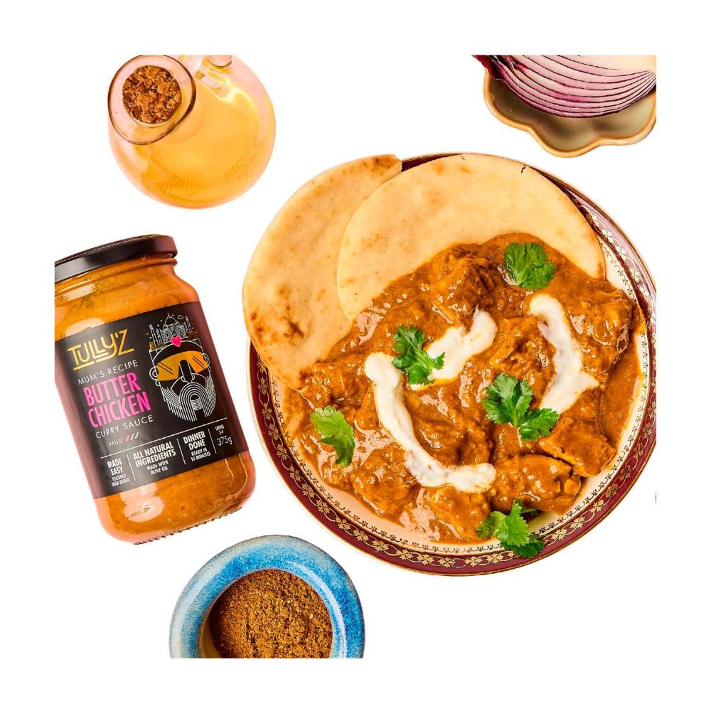 Tully'z Kitchen All Natural Butter Chicken Curry Sauce - 375g
