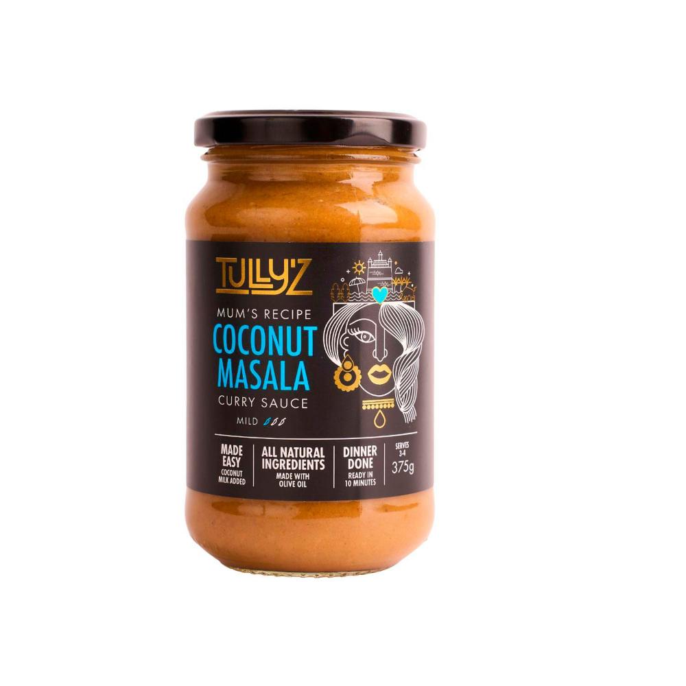 Tully'z Kitchen All Natural Coconut Masala Curry Sauce - 375g