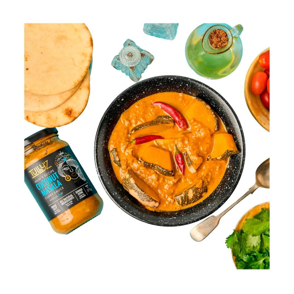 Tully'z Kitchen All Natural Coconut Masala Curry Sauce - 375g