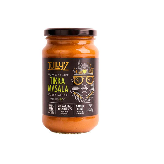 Tully'z Kitchen Natural Tikka Masala Curry Sauce - 375g