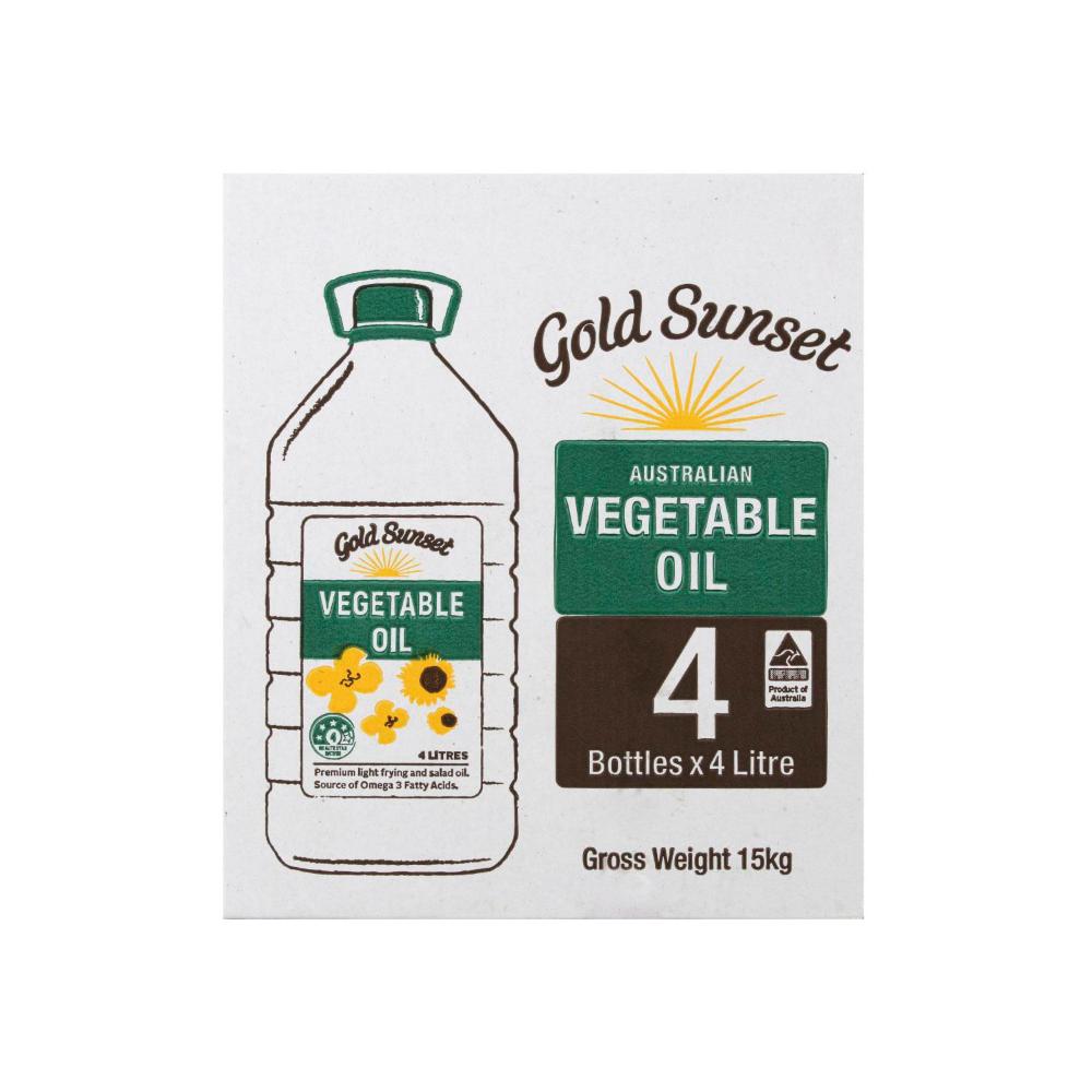 Gold Sunset Bulk Vegetable Oil - 16L