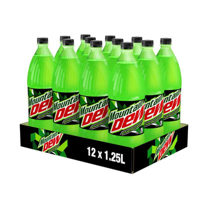 Mountain Dew Energised Soft Drink Bottle - 1.25L