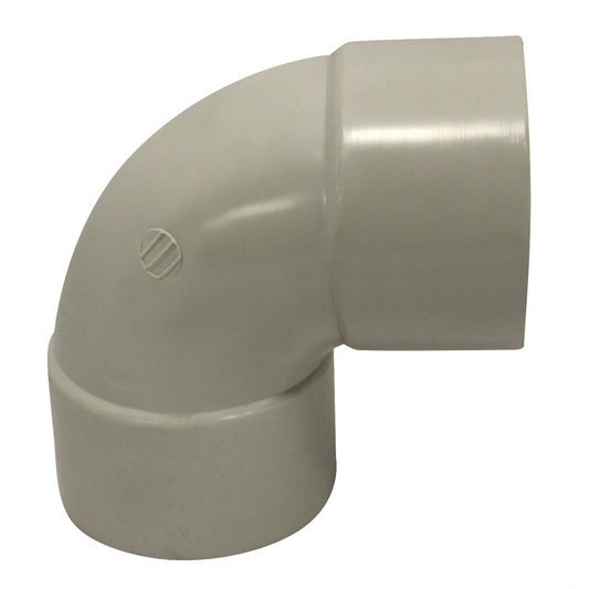 Holman 80mm PVC Plain Bend - 85 Degree