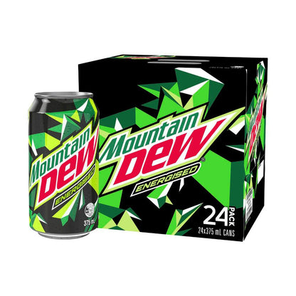 Mountain Dew Soft Drink 24x375ml - 24 Pack