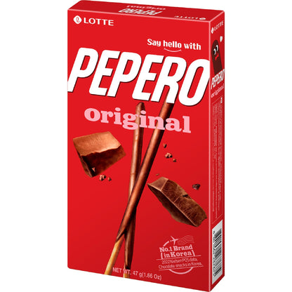 Lotte Pepero Chocolate Original Stick & Biscuit 47g