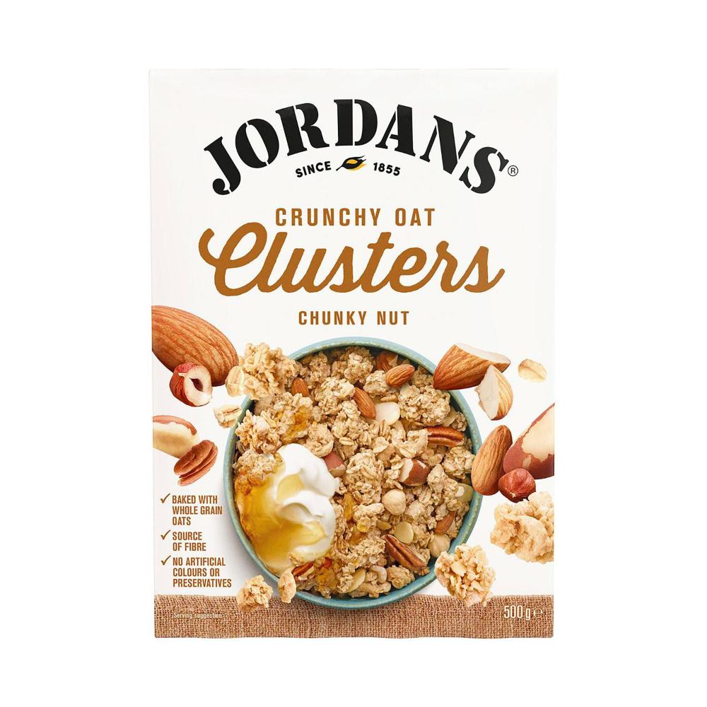 Jordans Crunchy Oat Clusters Chunky Nut - 500g